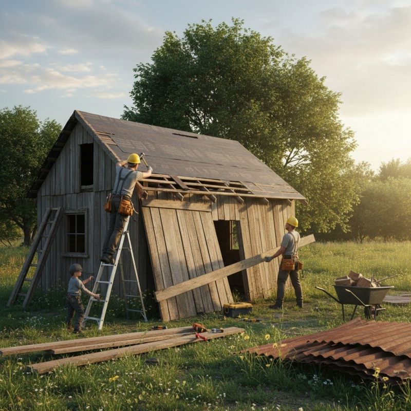 Shed Damage Repair in Kansas City, KS