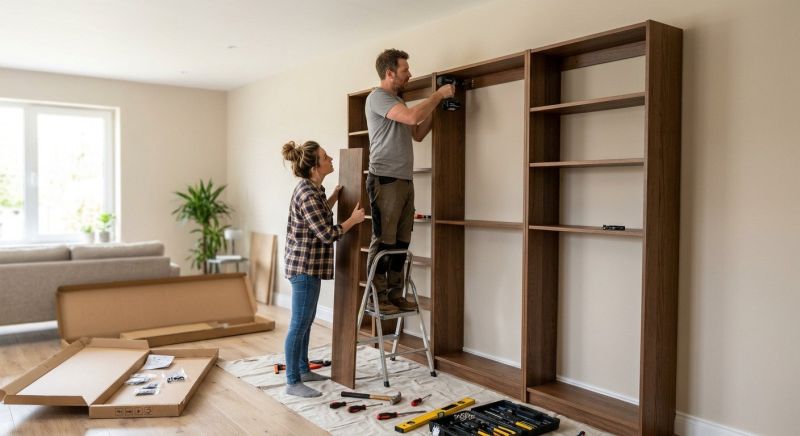 Bookcase Construction in Fairfax, VA
