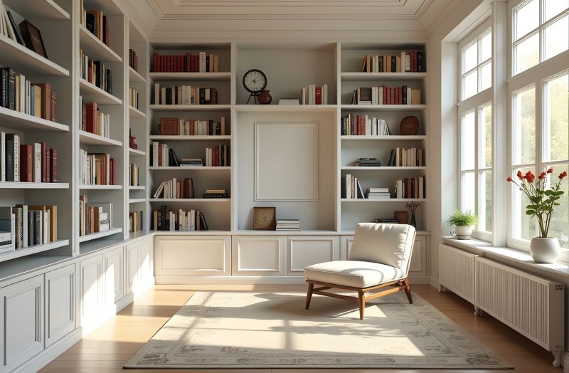 Built In Bookshelves Installation in Raleigh, NC