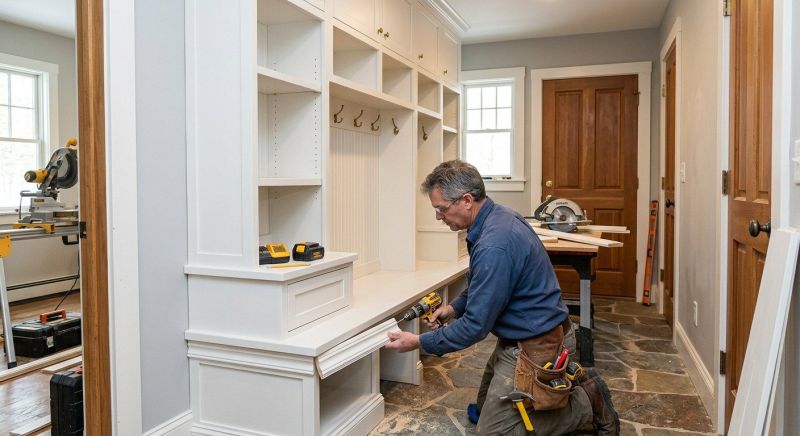 Built In Tv Cabinetry in Winston Salem, NC