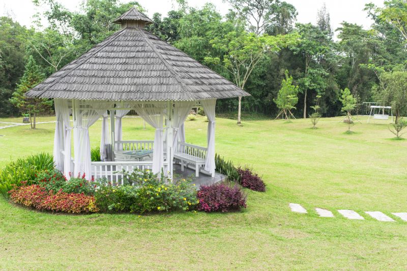 Cedar Gazebo Installation in Wilmington, NC