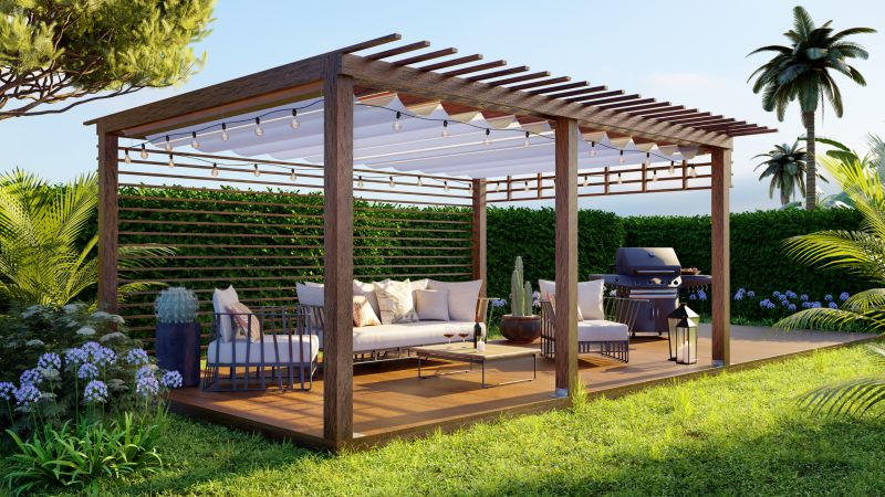 Curved Pergola Installation in Kansas City, KS
