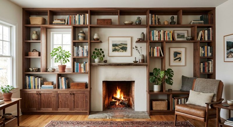 Custom Bookshelves Installation in Greensboro, NC