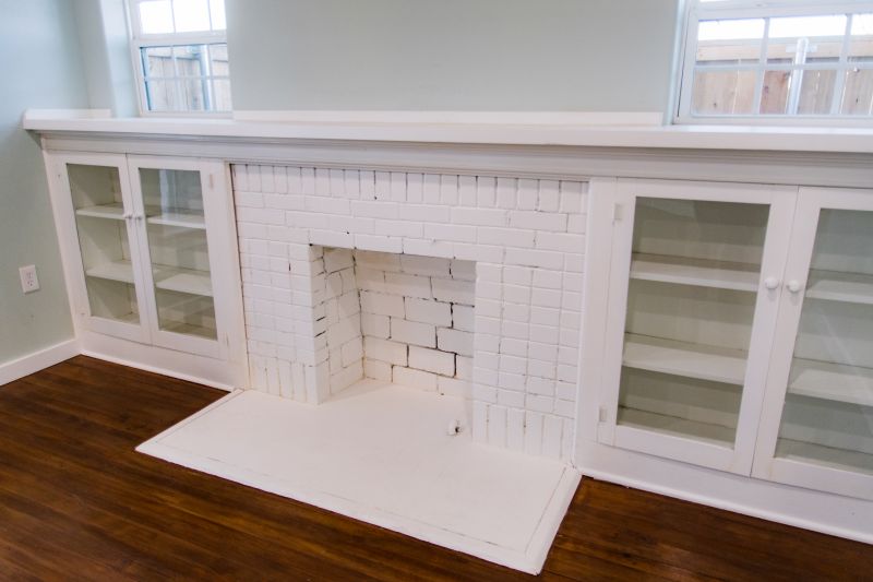 Fireplace Cabinet Installation in Alexandria, VA