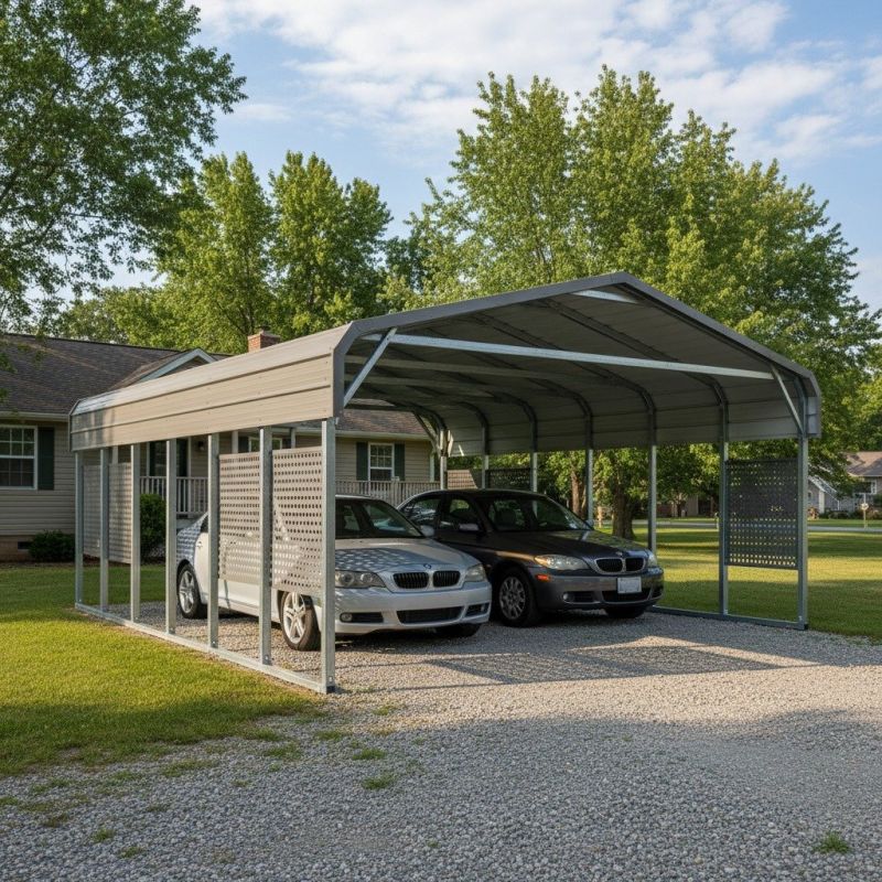 Metal Carport Installation detail