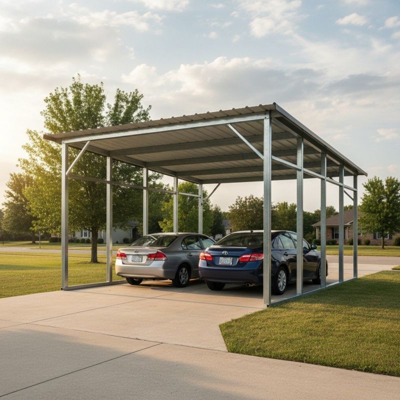 Metal Carport Installation detail