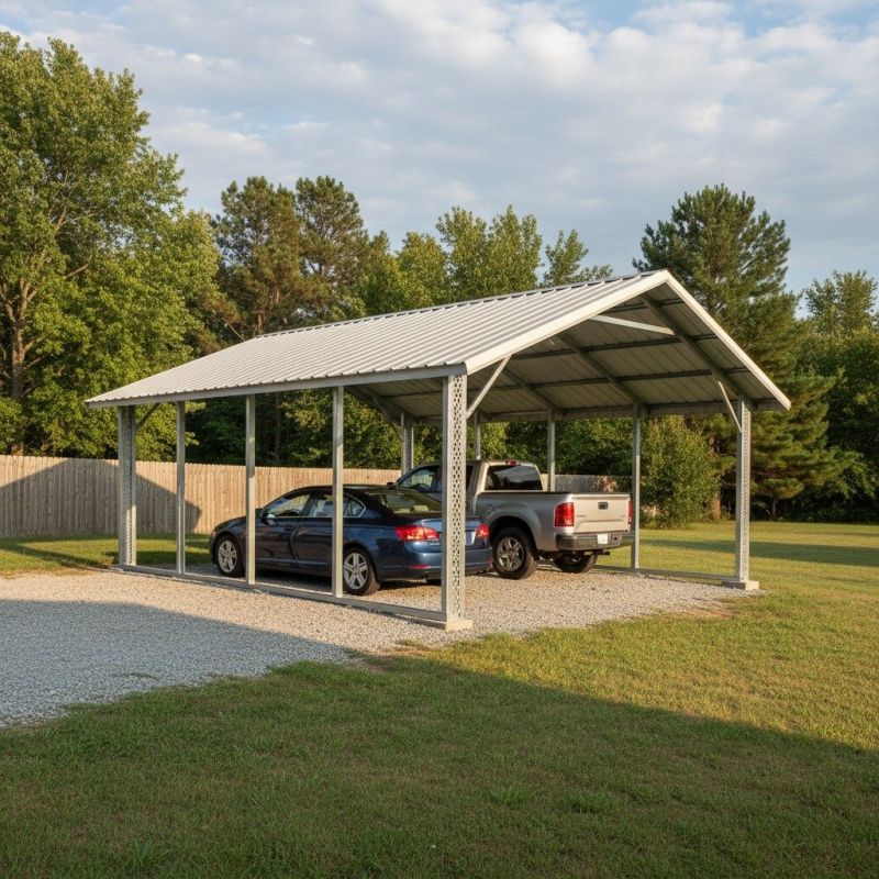 Metal Carport Installation detail