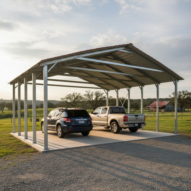 Steel Carport Installation
