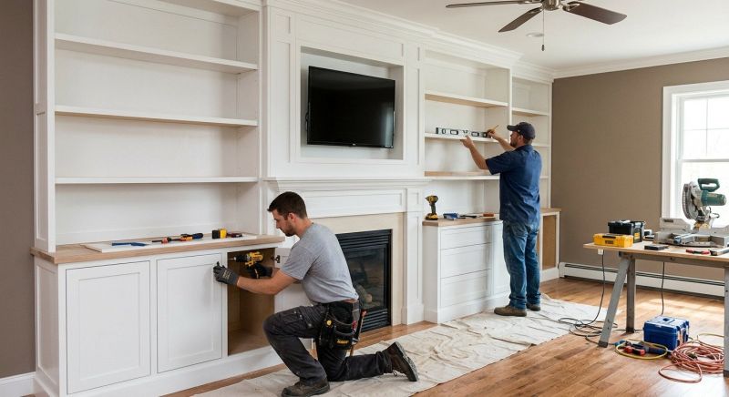 Mudroom Shelving Installation in Winston Salem, NC