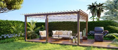 Wood Pergola Installation in Kansas City, KS